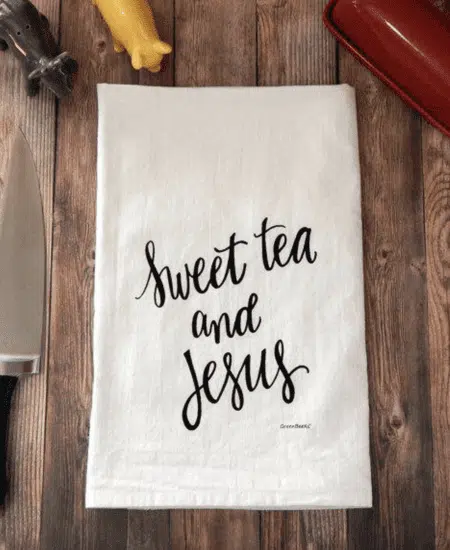 Sweet tea and Jesus - black