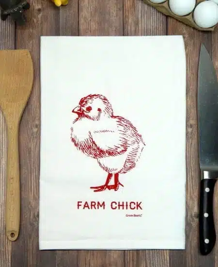 Farm chick - red