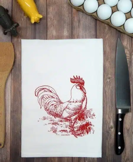 Rooster - red