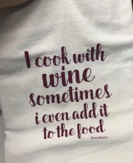 Cooking with wine burgundy FLAWED