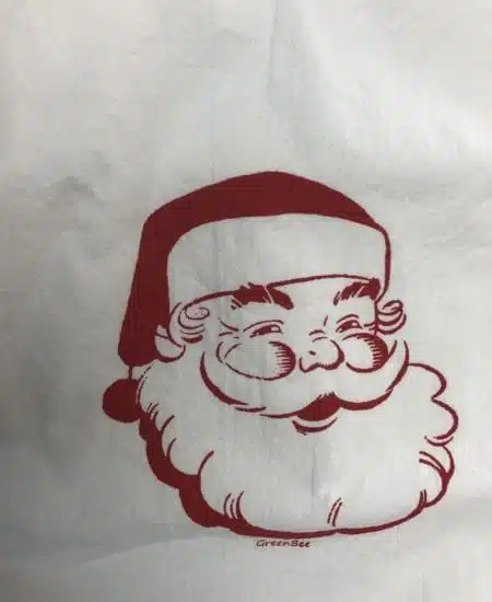 Jolly Santa Tea Towel