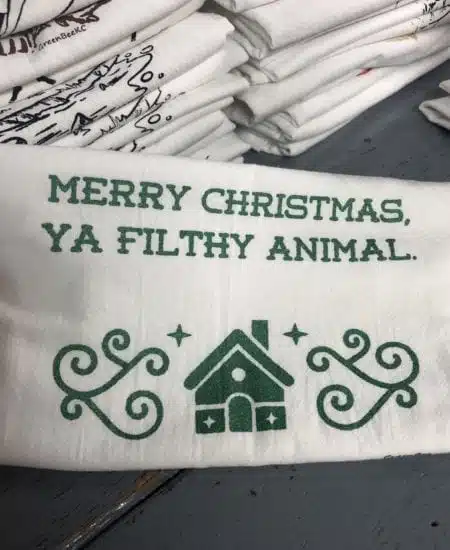 Filthy Animal Tea Towel