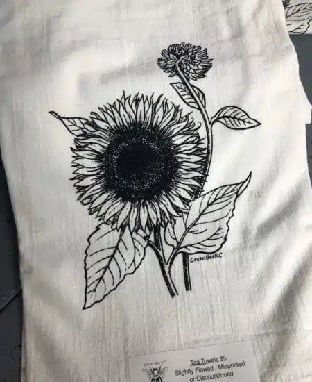 Sunflower black FLAWED