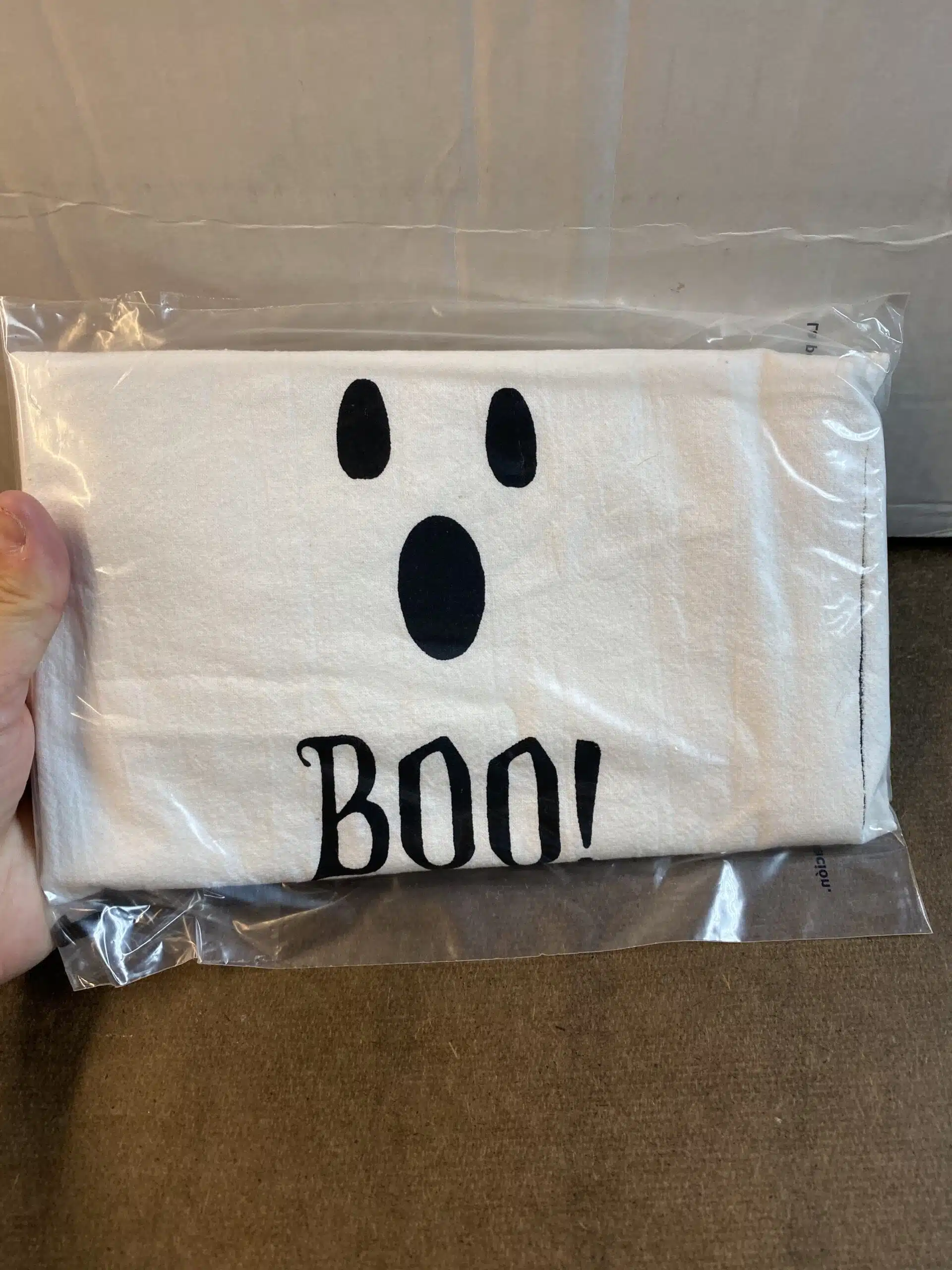 Scary Ghost Tea Towel Seconds Sale