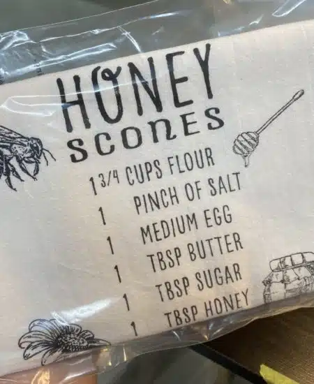 Honey Scones Tea Towel