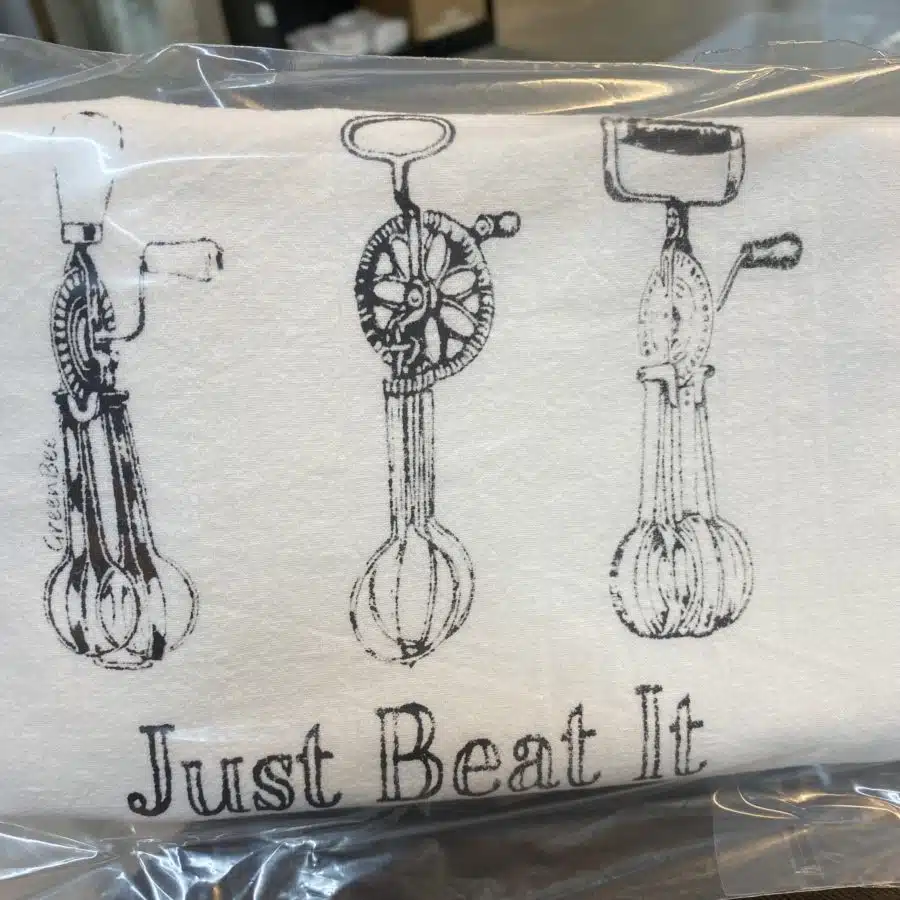 Just Beat It Tea Towel