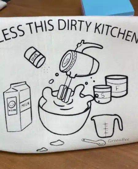 Dirty Kitchen funny tea towel