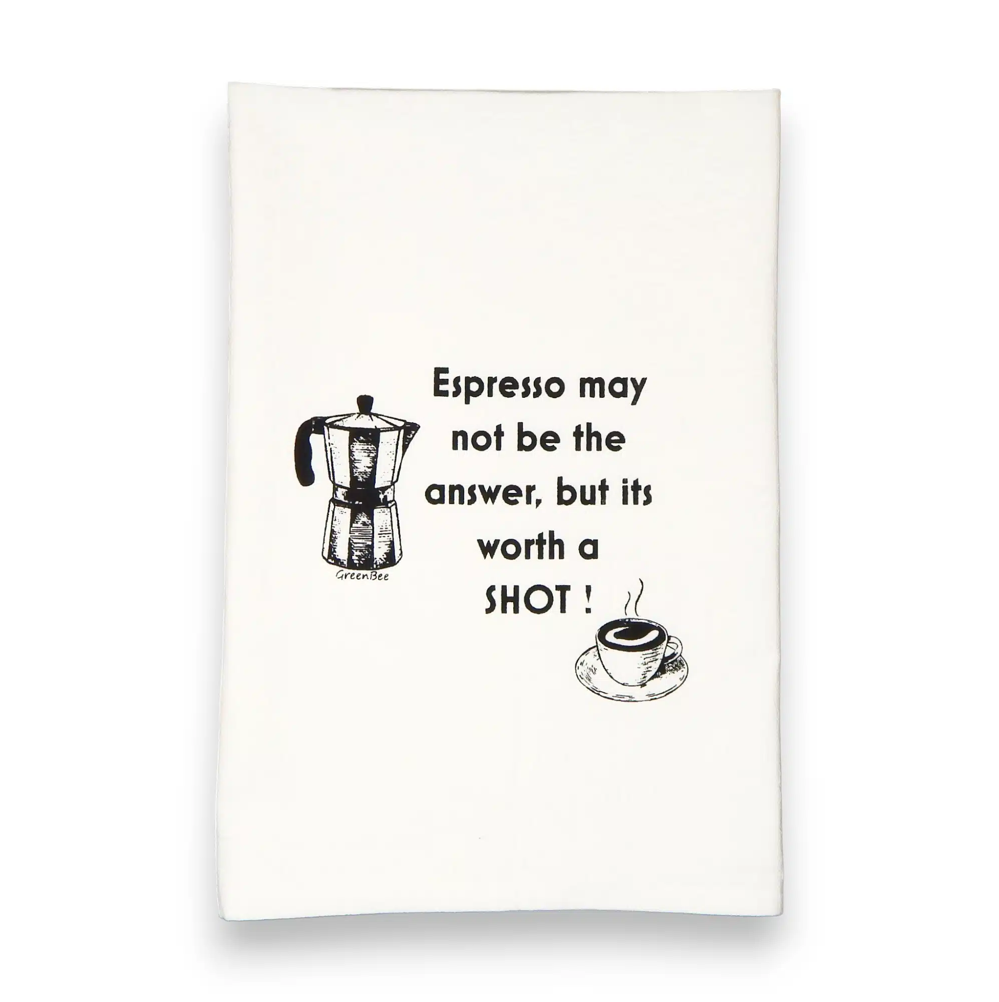 Do drying tea-towels ruin your espresso coffee?