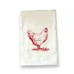 Hen chicken kitchen tea towel